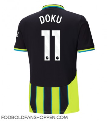 Manchester City Jeremy Doku #11 Udebanetrøje 2024-25 Kortærmet